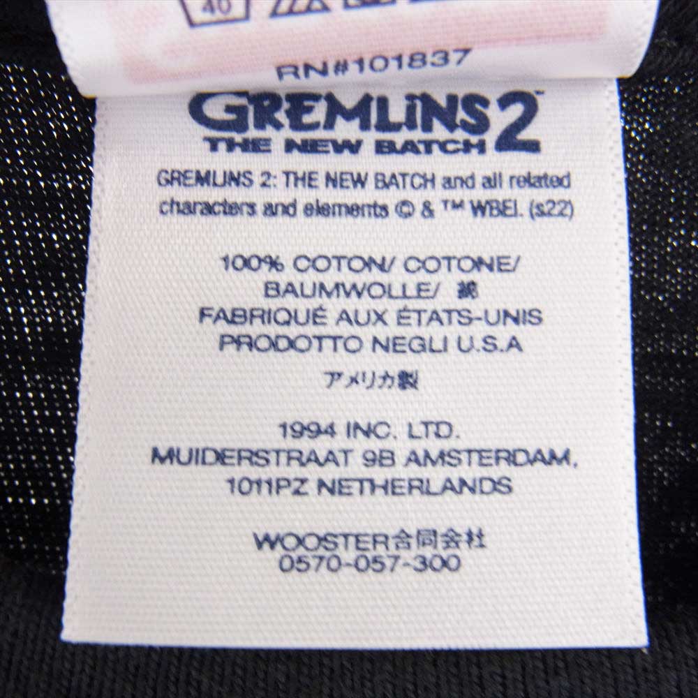 Supreme シュプリーム 22AW Greta Tee グレタ バックプリント Tシャツ  ブラック系 M【新古品】【未使用】【中古】