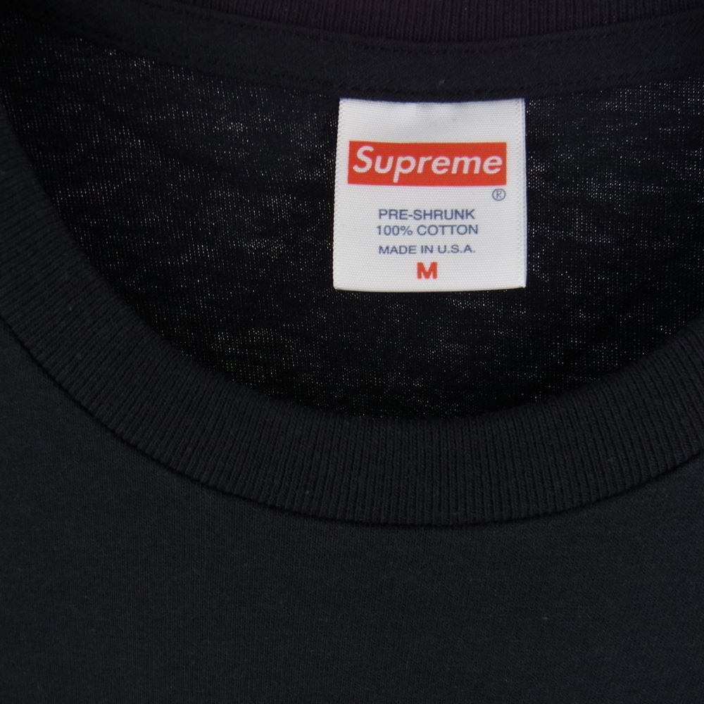 Supreme シュプリーム 22SS Top Shotta Tee トップ ショッタ プリント Tシャツ ブラック系 M【新古品】【未使用】【中古】