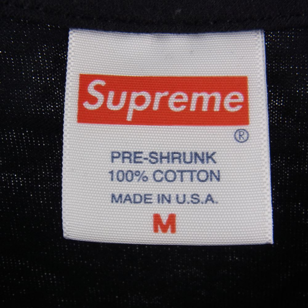 Supreme シュプリーム 22SS Top Shotta Tee トップ ショッタ プリント Tシャツ ブラック系 M【新古品】【未使用】【中古】