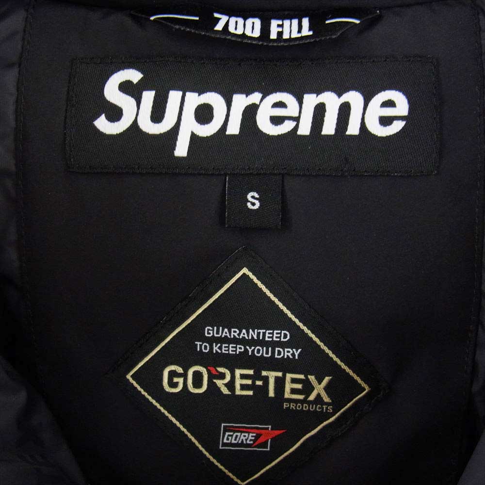 Supreme シュプリーム 22AW gore tex 700-fill down parka ゴアテックス ダウン パーカ ジャケット ブラック系 S【中古】
