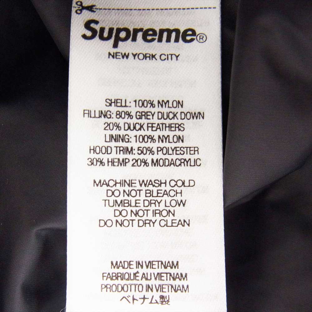 Supreme シュプリーム 22AW gore tex 700-fill down parka ゴアテックス ダウン パーカ ジャケット ブラック系 S【中古】