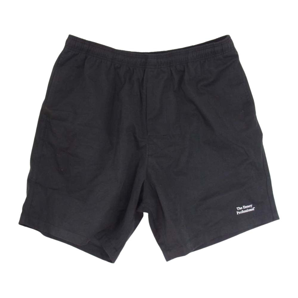 エンノイプロフェッショナル Cotton Easy Short コットン イージー ショーツ パンツ ブラック系 XL【中古】