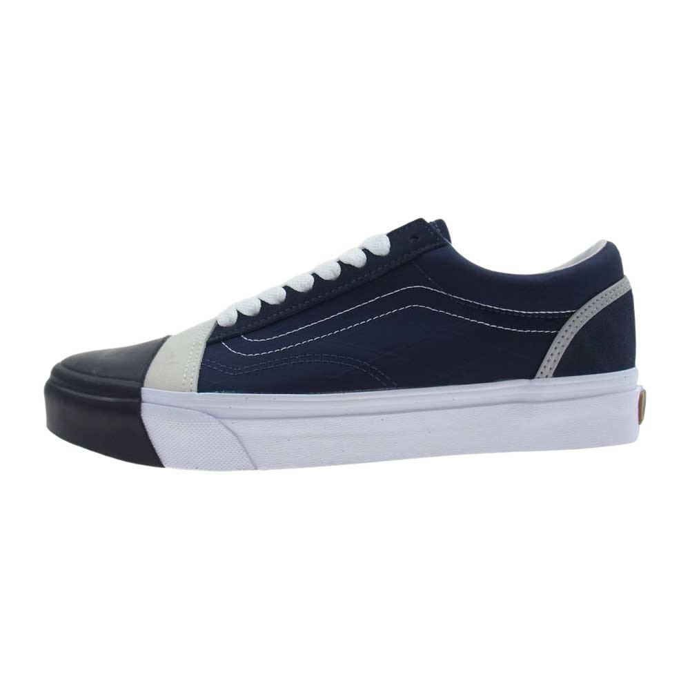 VANS バンズ × ALLWEATH オルウェイズ OLD SKOOL ALWAYTH オールドスクール ローカット スニーカー ネイビー系 26cm【新古品】【未使用】【中古】