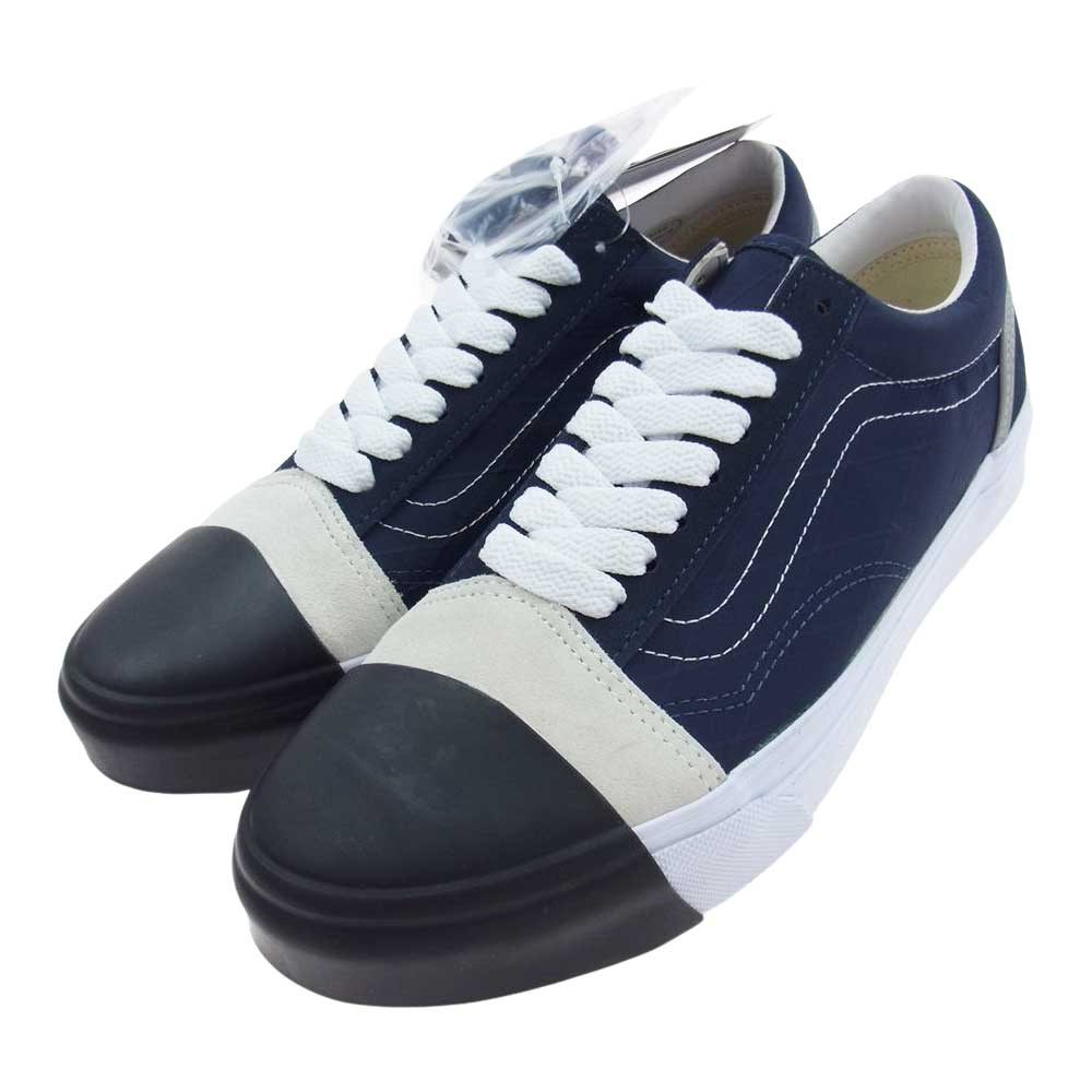 VANS バンズ × ALLWEATH オルウェイズ OLD SKOOL ALWAYTH オールドスクール ローカット スニーカー ネイビー系 26cm【新古品】【未使用】【中古】