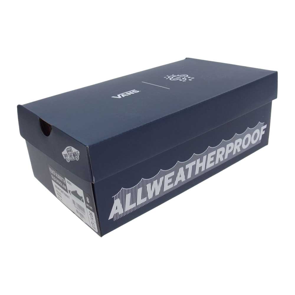 VANS バンズ × ALLWEATH オルウェイズ OLD SKOOL ALWAYTH オールドスクール ローカット スニーカー ネイビー系 26cm【新古品】【未使用】【中古】