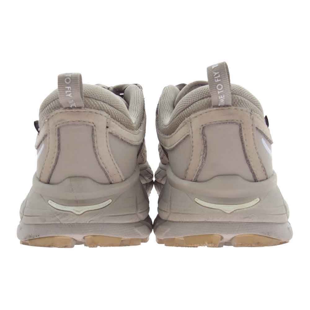 HOKA ONE ONE ホカ オネオネ 1105689 TOR URTLA LOW WIP トゥ ウルトラ ロー スニーカー ベージュ系 27cm【中古】