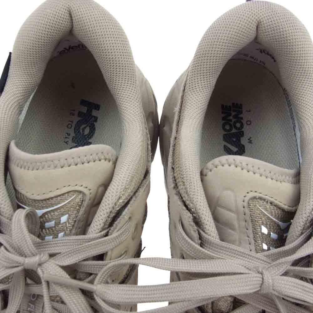 HOKA ONE ONE ホカ オネオネ 1105689 TOR URTLA LOW WIP トゥ ウルトラ ロー スニーカー ベージュ系 27cm【中古】