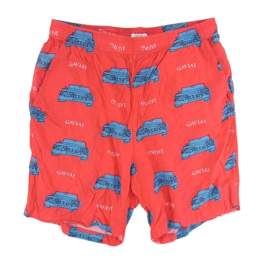 GAVIAL ガヴィル GVL-22SSB-0522 aloha shorts MK-Ⅱ アロハ 総柄 ショーツ レッド系 M【中古】