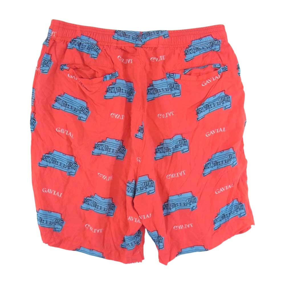 GAVIAL ガヴィル GVL-22SSB-0522 aloha shorts MK-Ⅱ アロハ 総柄 ショーツ レッド系 M【中古】