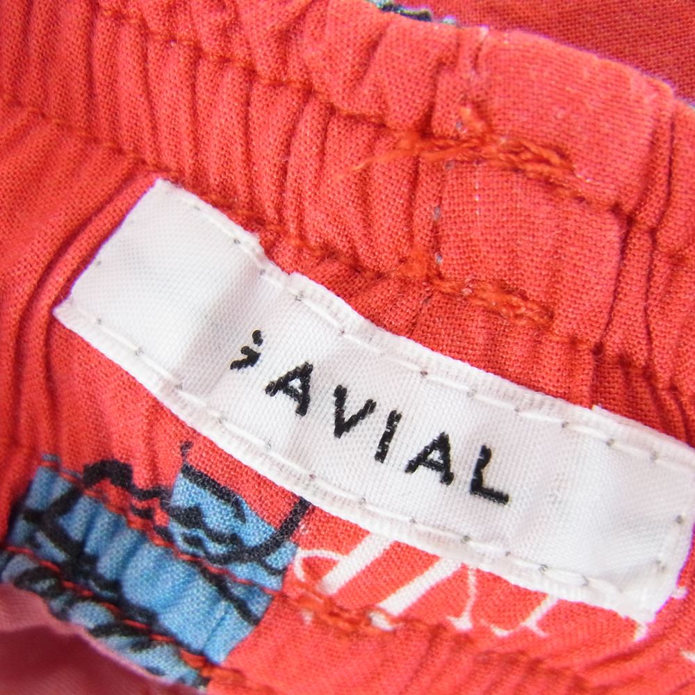 GAVIAL ガヴィル GVL-22SSB-0522 aloha shorts MK-Ⅱ アロハ 総柄 ショーツ レッド系 M【中古】