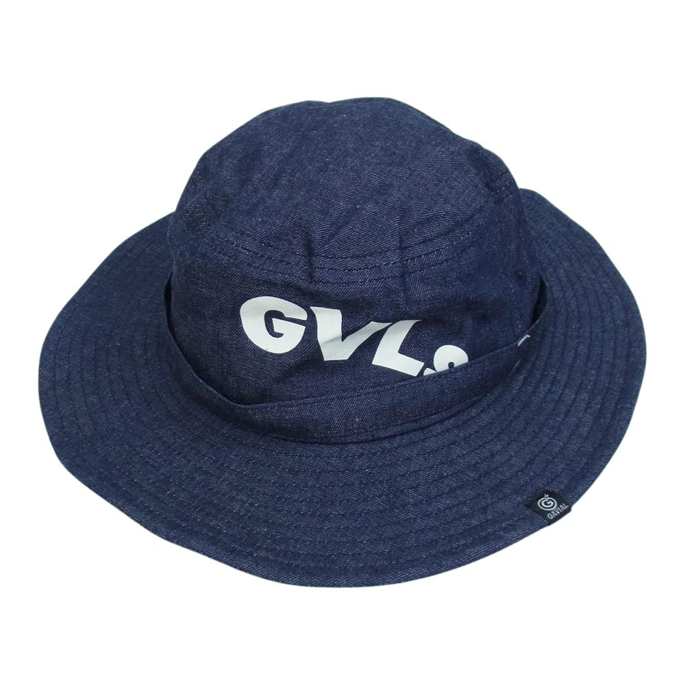 GAVIAL ガヴィル GVL-23SSA-0580 jungle hat denim ロゴ プリント デニム ジャングル ハット インディゴブルー系【中古】
