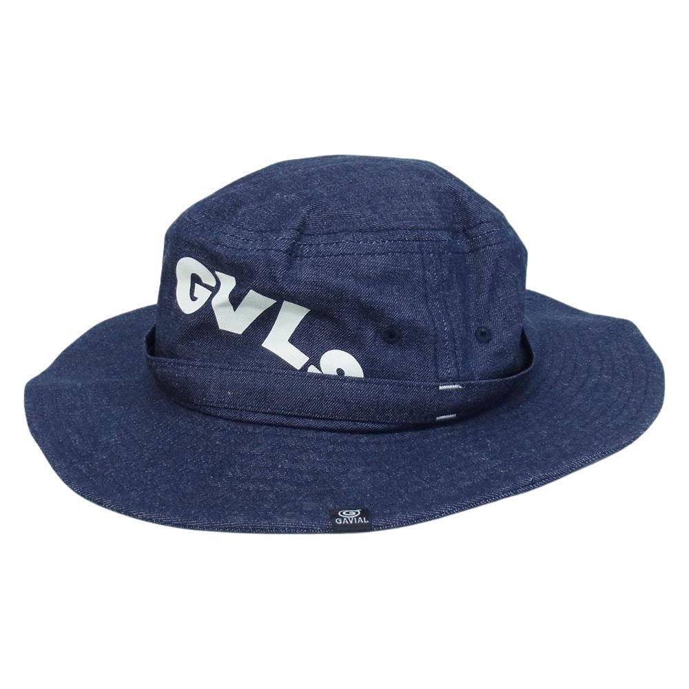 GAVIAL ガヴィル GVL-23SSA-0580 jungle hat denim ロゴ プリント デニム ジャングル ハット インディゴブルー系【中古】