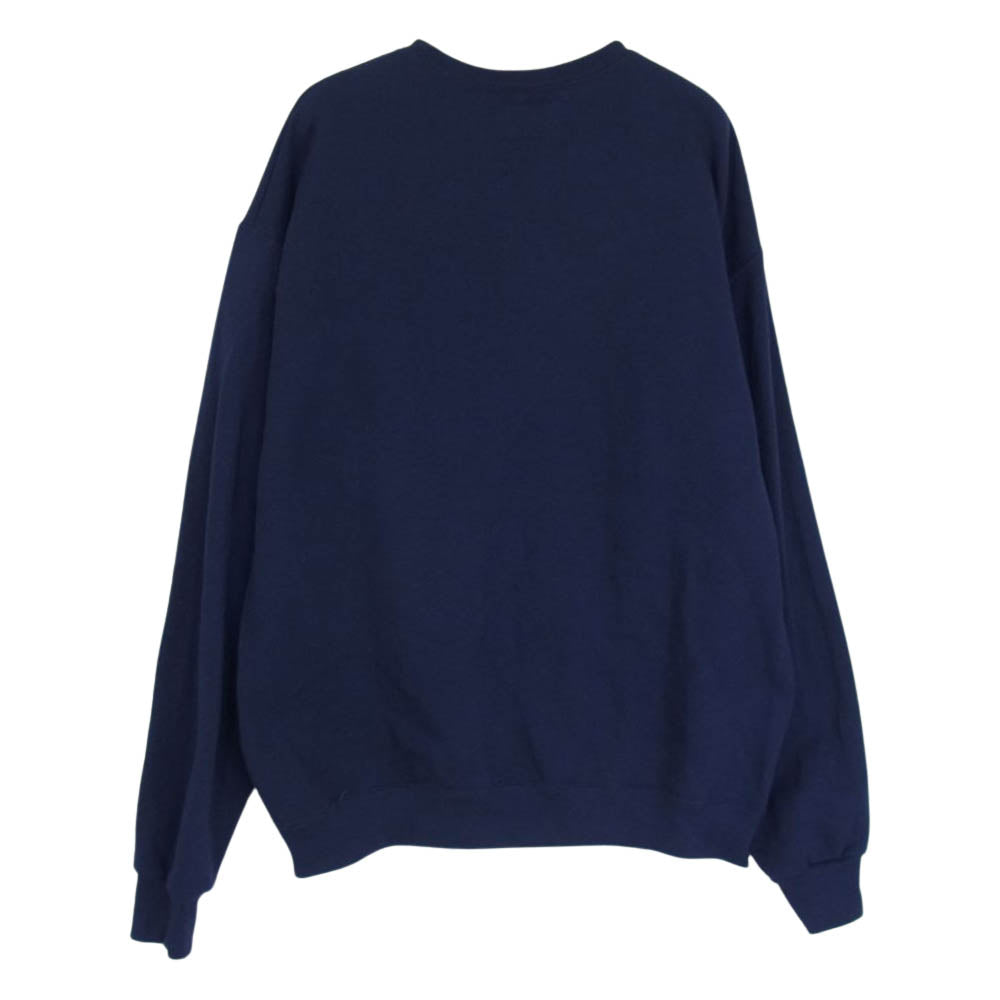WACKO MARIA ワコマリア 21SS NICE DREAMS CREW NECK SWEATSHIRT プリントスウェット ネイビー系 M【中古】
