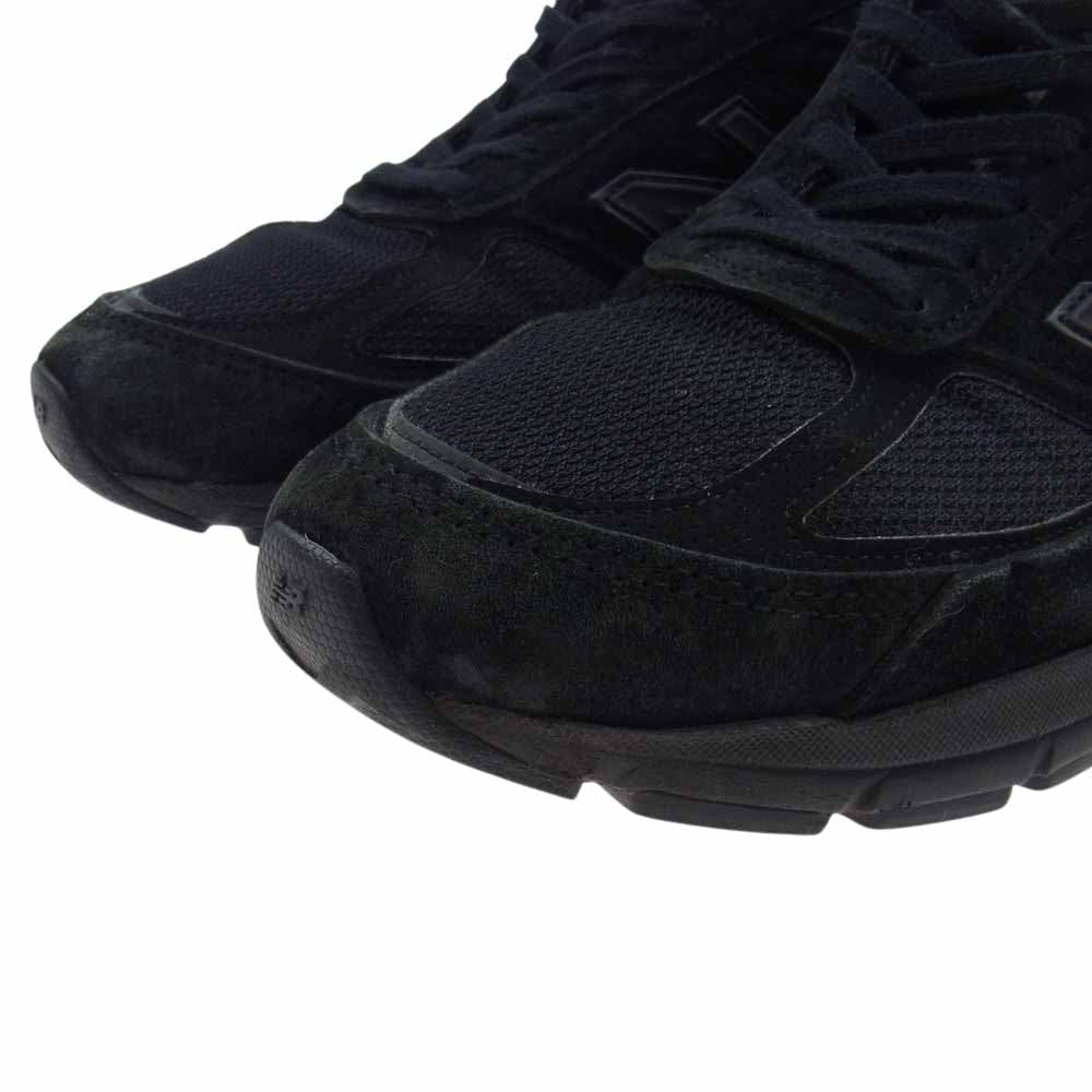 NEW BALANCE ニューバランス M990BB5  USA製 V5 トリプルブラック ローカット スニーカー ブラック系 28cm【中古】