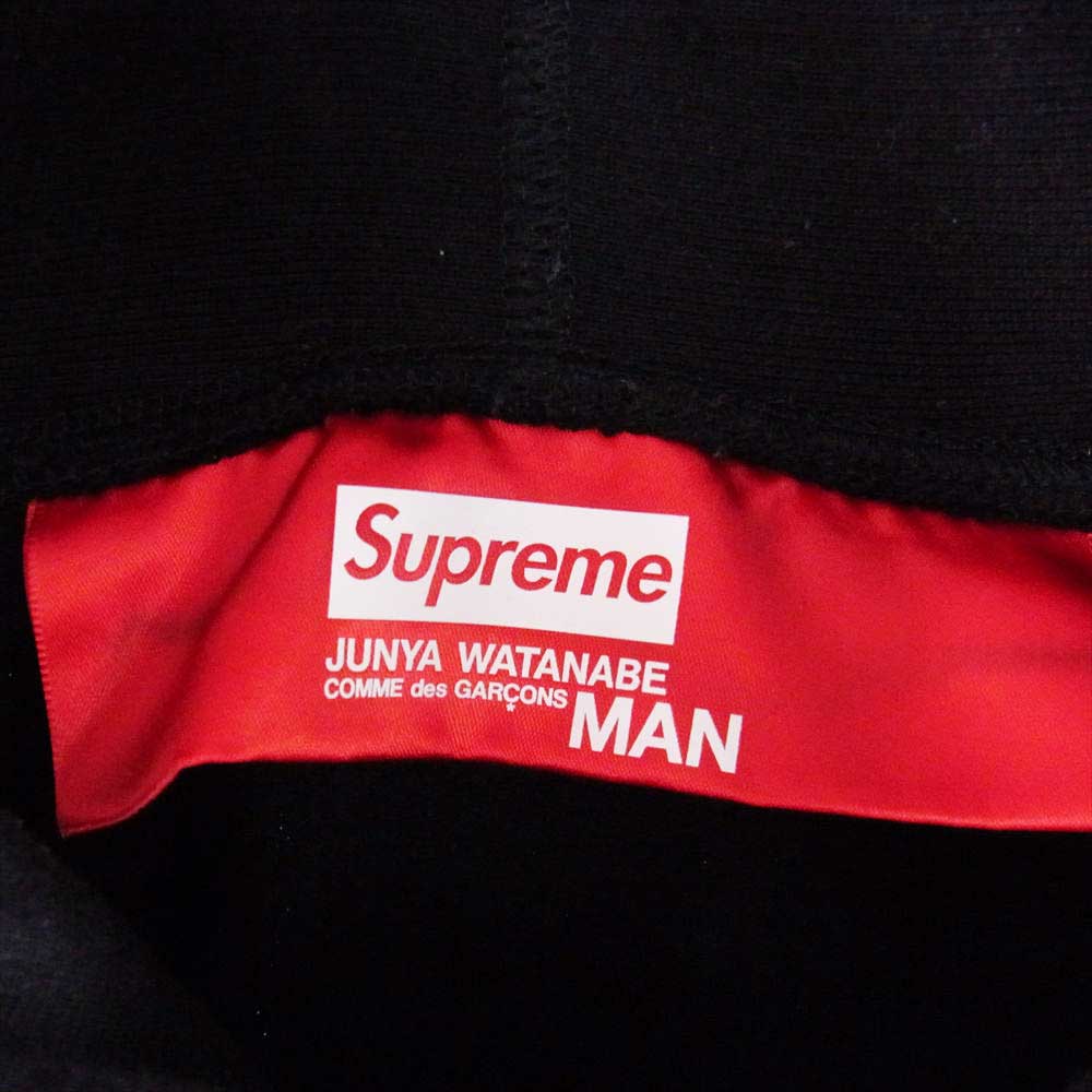 Supreme シュプリーム 21AW × JUNYA WATANABE COMME des Garcons MAN Hooded Sweatshirt ジュンヤ ワタナベ コムデギャルソン プルオーバー フーデッド スウェット パーカー ブラック系 L【中古】