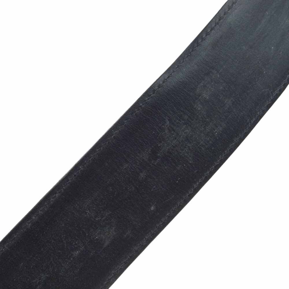 CHROME HEARTS クロムハーツ（原本無） BLT CLASSIC 3PC クラシック 3ピース レザー ベルト ブラック系 36インチ（94cm）【中古】