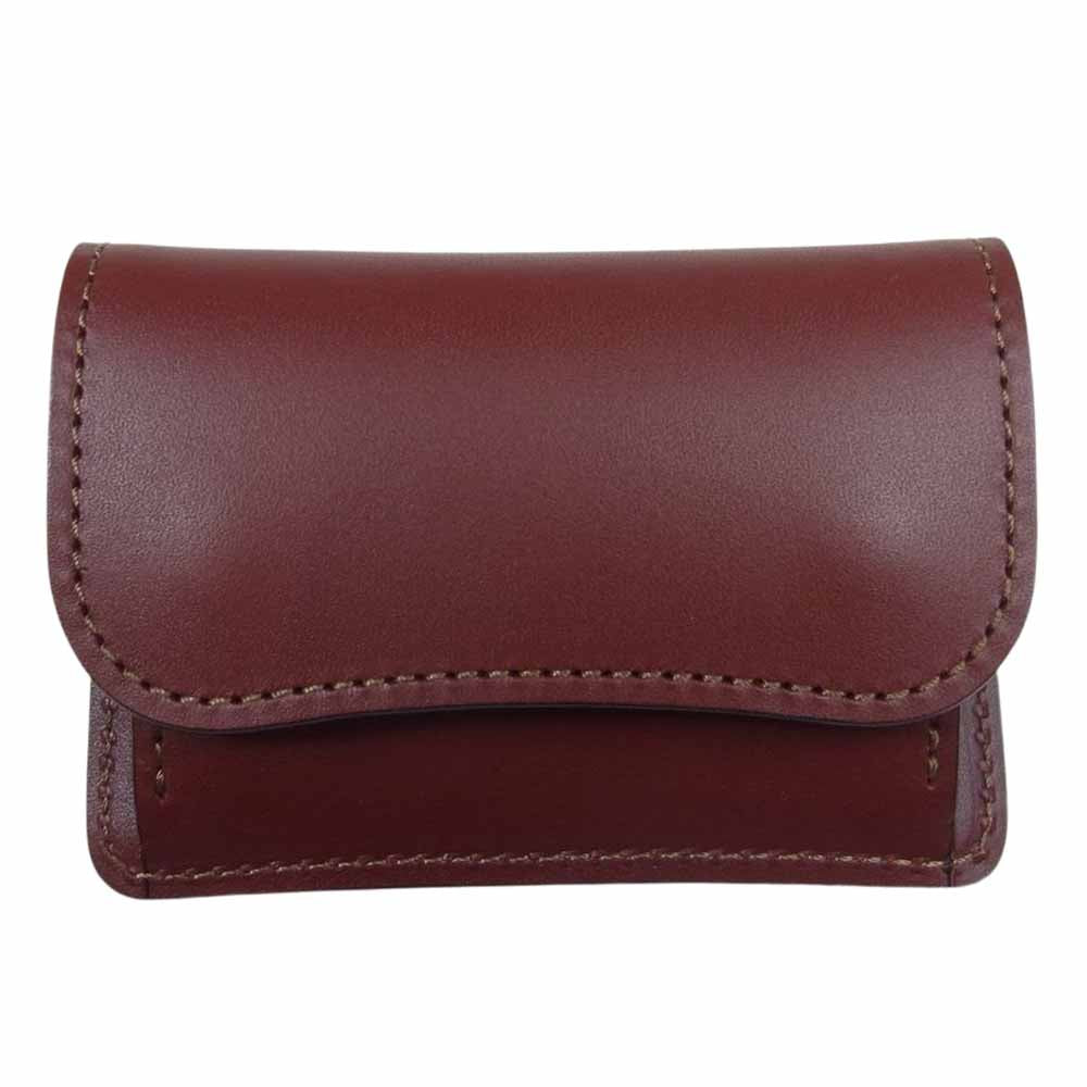 WILDSWANS ワイルドスワンズ CSS-TONGUE LVA ROUG タング フルグレインブライドルレザー コインケース  ブラウン系【新古品】【未使用】【中古】