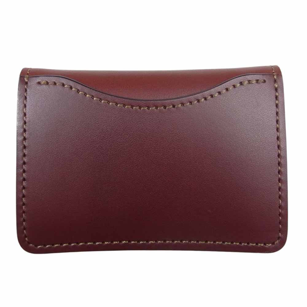 WILDSWANS ワイルドスワンズ CSS-TONGUE LVA ROUG タング フルグレインブライドルレザー コインケース  ブラウン系【新古品】【未使用】【中古】