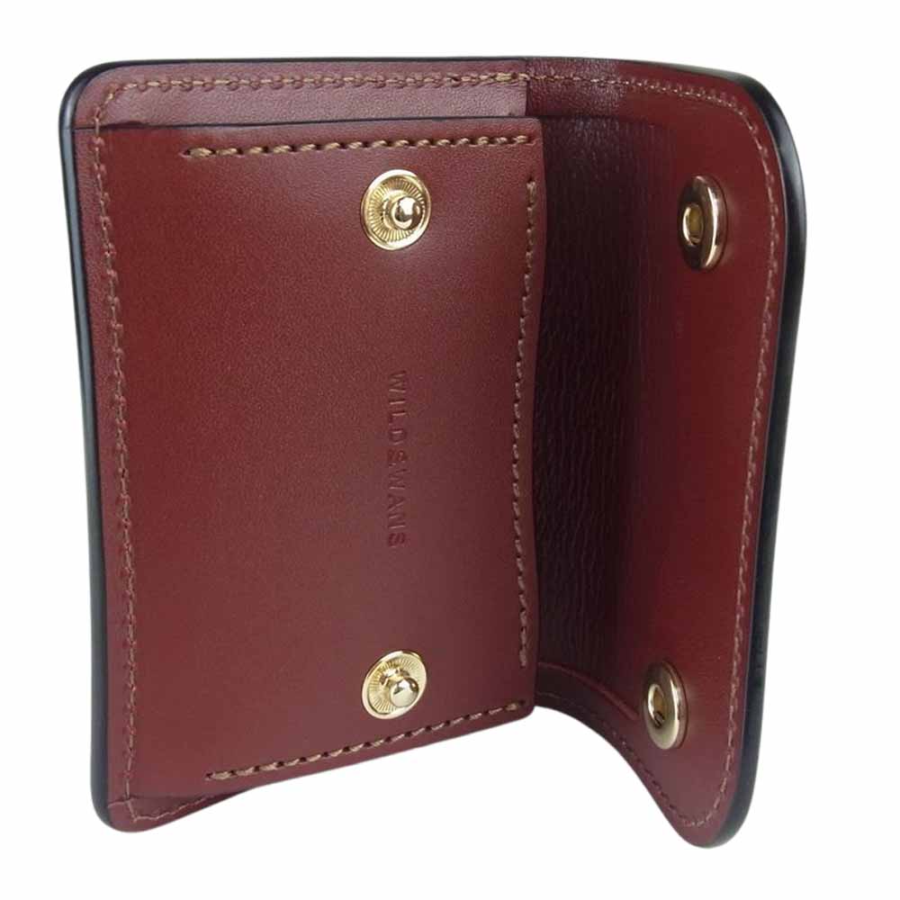 WILDSWANS ワイルドスワンズ CSS-TONGUE LVA ROUG タング フルグレインブライドルレザー コインケース  ブラウン系【新古品】【未使用】【中古】