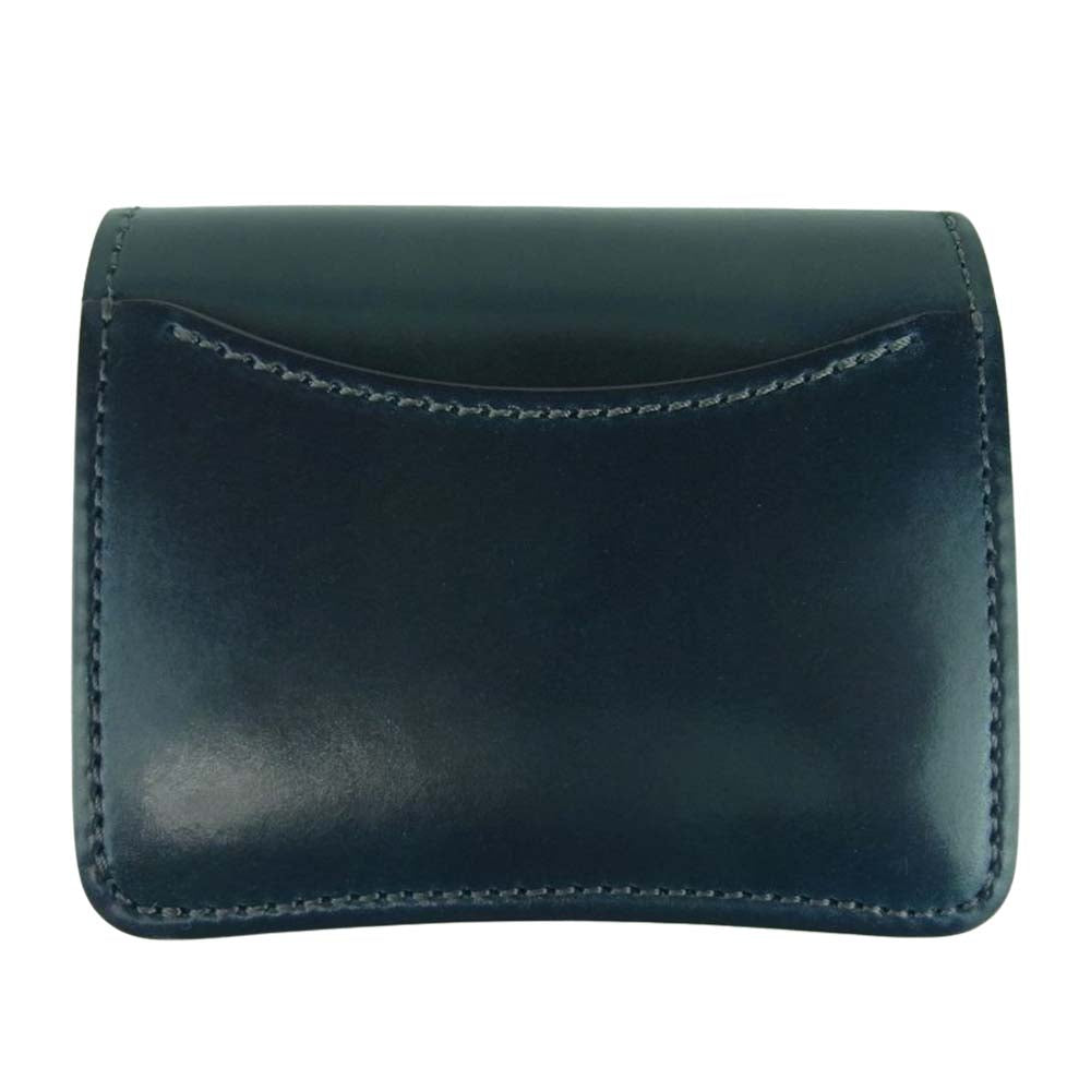WILDSWANS ワイルドスワンズ CSS-PALM V2 HC INTB FGB DS パーム シェルコードバン フルグレインブライドル レザー ミニ財布 ネイビー系 ブラウン系【新古品】【未使用】【中古】