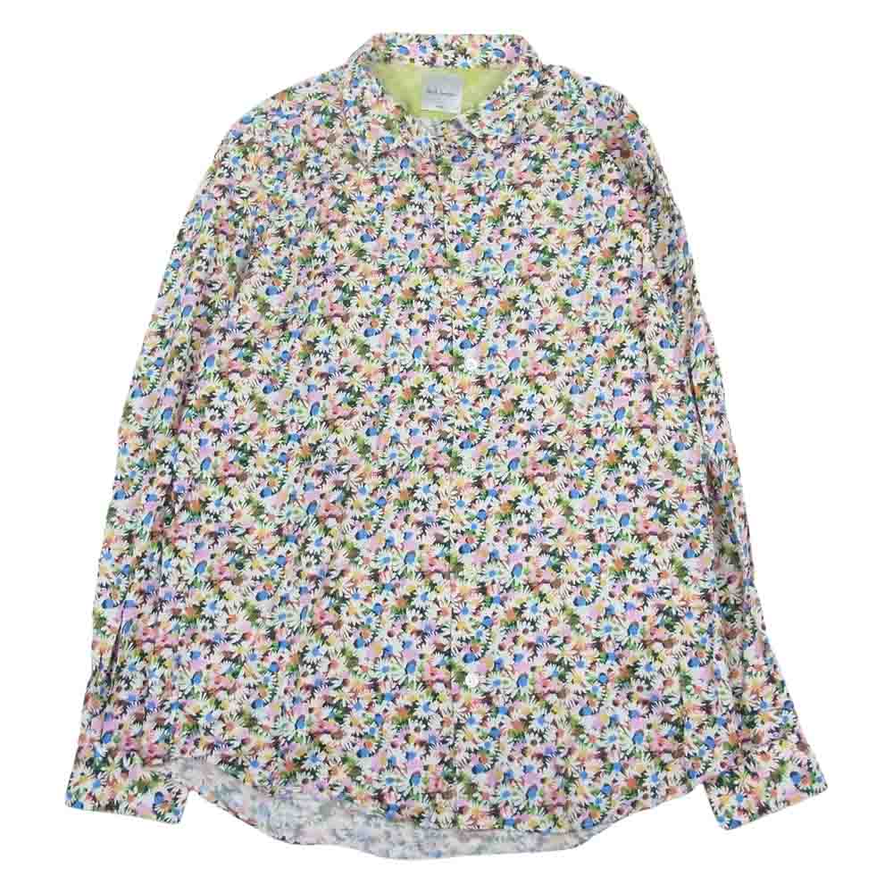 Paul Smith ポール・スミス 長袖 花柄 シャツ  マルチカラー系 L【中古】
