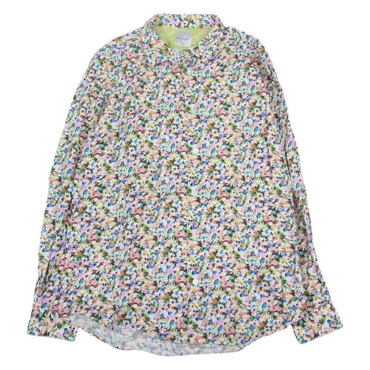 Paul Smith ポール・スミス 長袖 花柄 シャツ  マルチカラー系 L【中古】