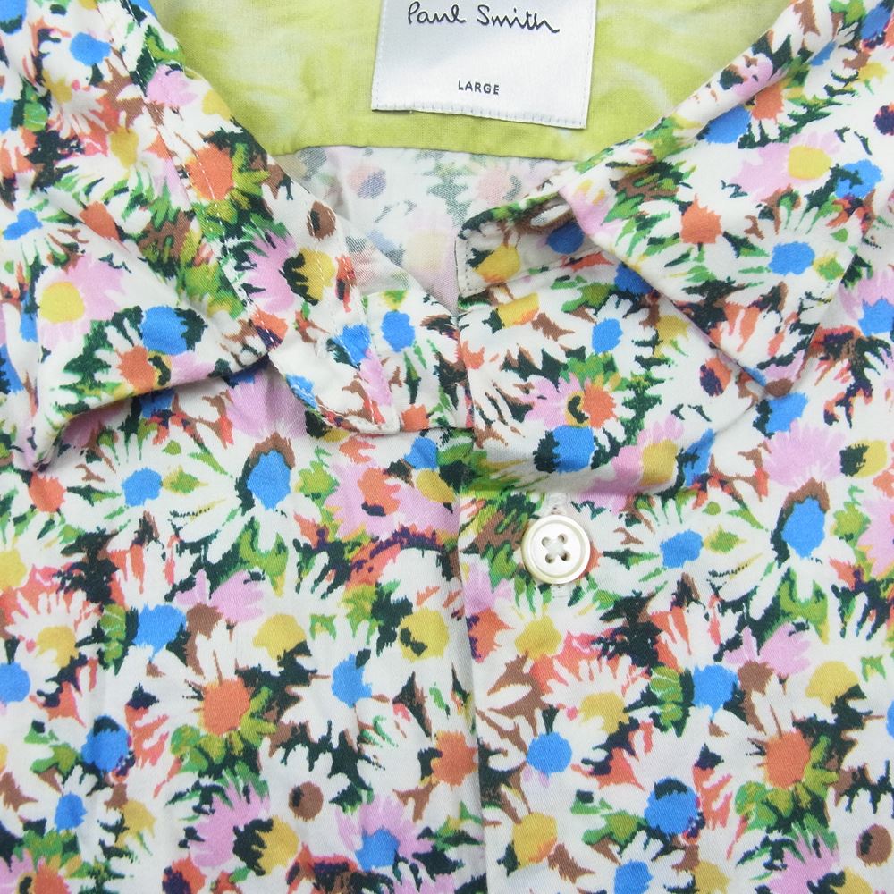 Paul Smith ポール・スミス 長袖 花柄 シャツ  マルチカラー系 L【中古】
