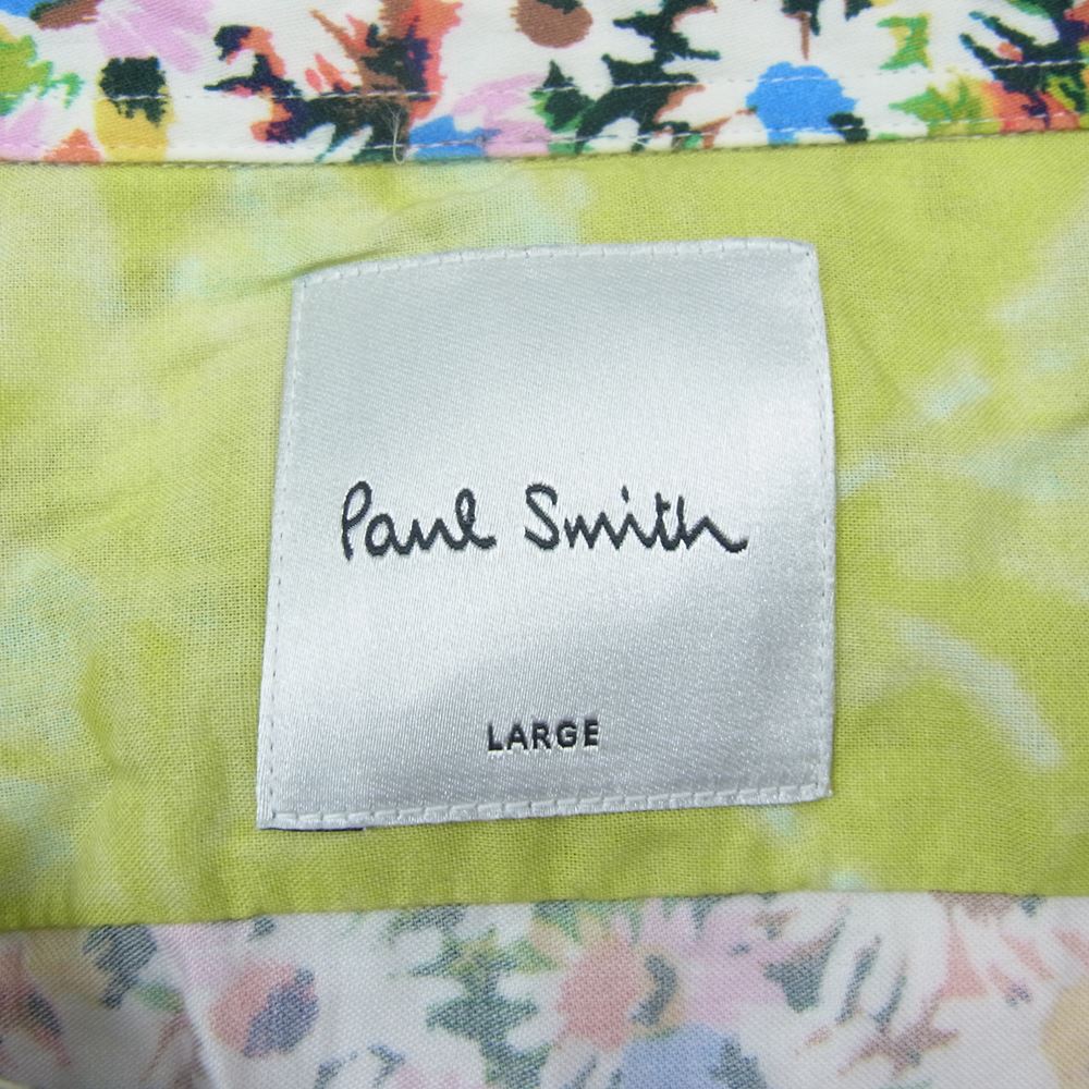 Paul Smith ポール・スミス 長袖 花柄 シャツ  マルチカラー系 L【中古】