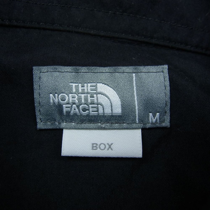 THE NORTH FACE ノースフェイス NR11961 L/S NUPTSE SHIRT ロングスリーブヌプシ シャツ ブラック系 グリーン系 M【中古】