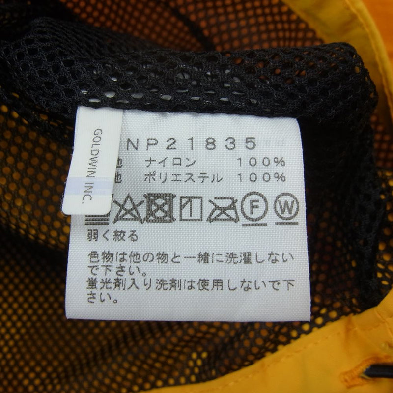 THE NORTH FACE ノースフェイス NP21835 HYDRENA WIND JACKET ハイドレナ ウィンド ジャケット ブラック系 イエロー系 M【中古】