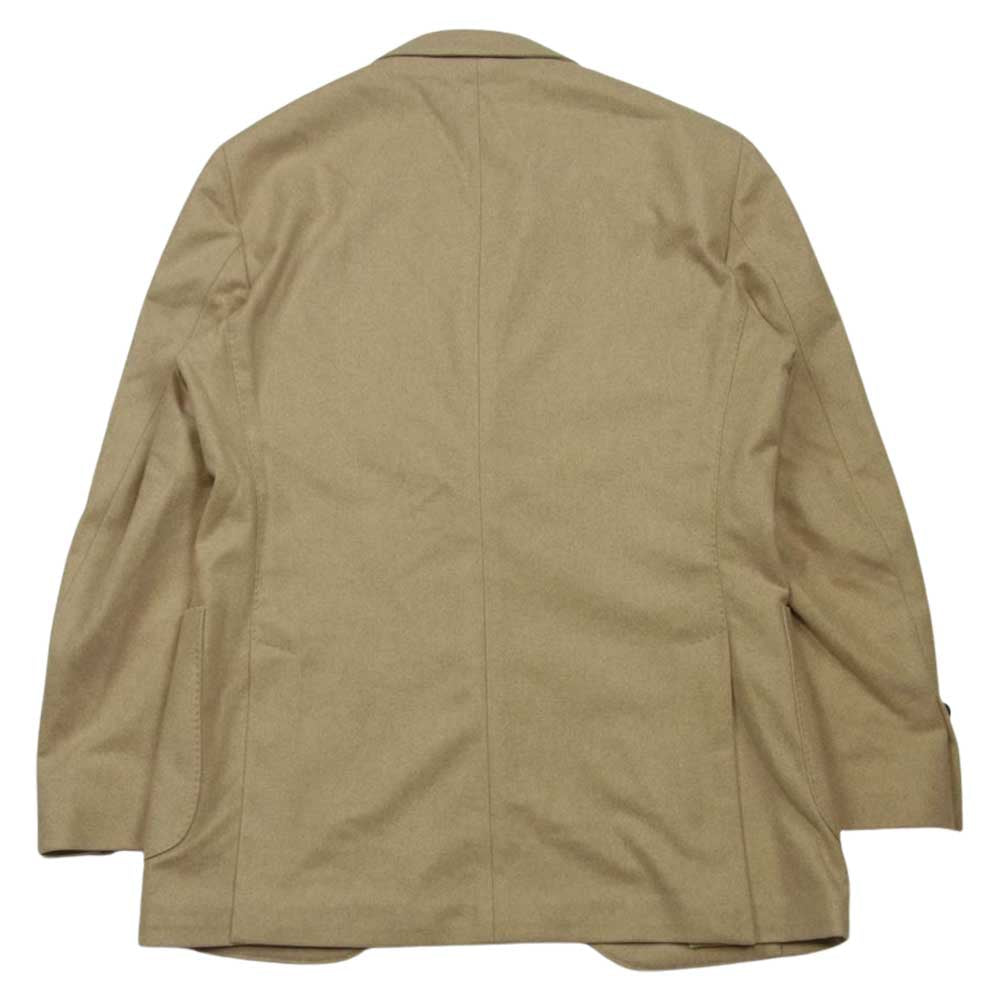 LARDINI ラルディーニ 国内正規品 ブートニエール付 カシミヤ ウール テーラード ジャケット ベージュ系 46【中古】