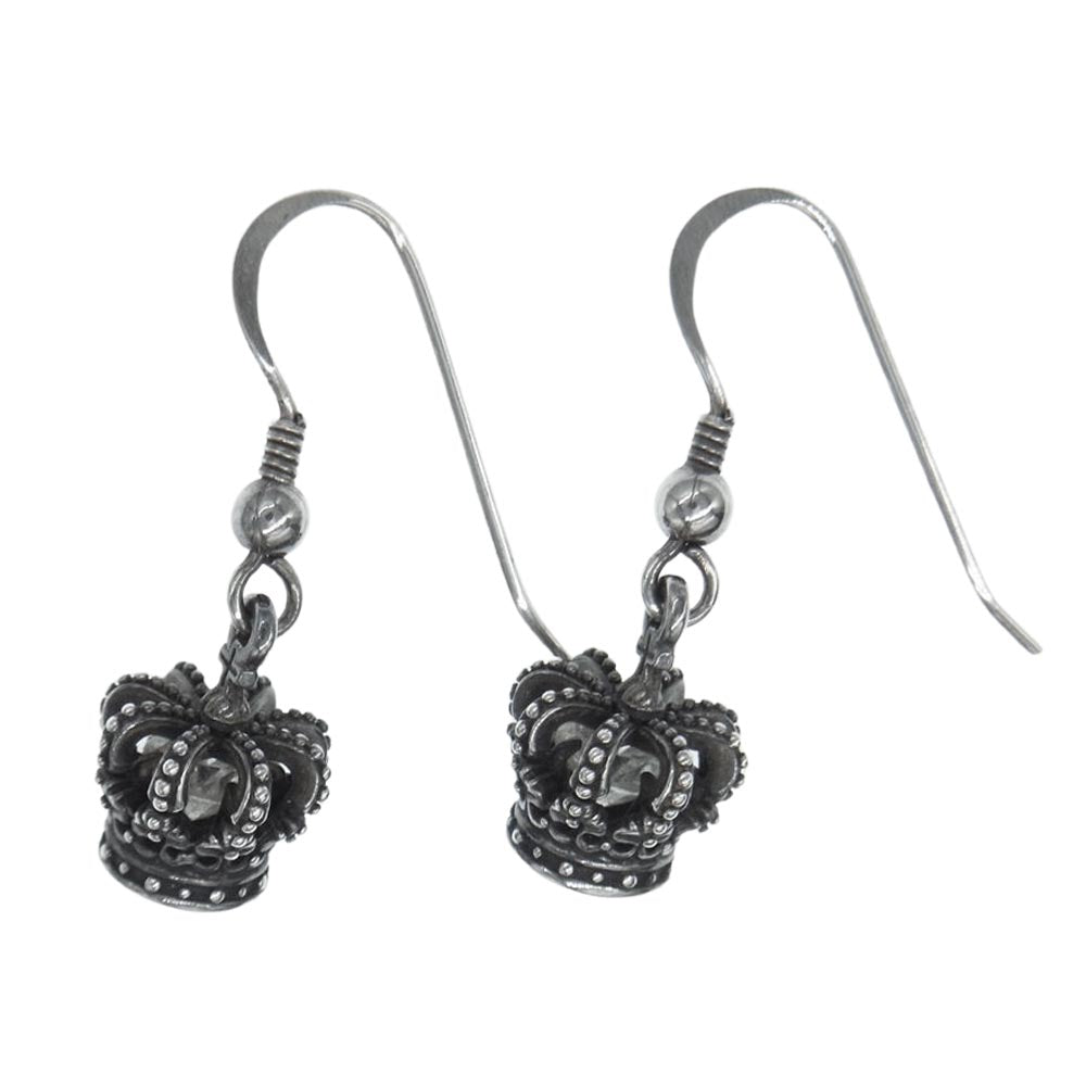 Justin Davis ジャスティンデイビス SEJ105 CROWN GLORY クラウン グローリー ピアス 両耳セット シルバー系【中古】