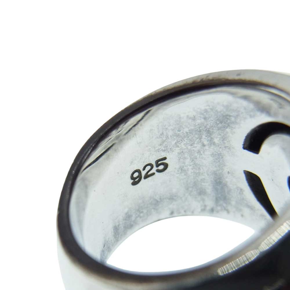 Justin Davis ジャスティンデイビス Skull Drops スカル ドロップス パール リング シルバー系 10号【中古】