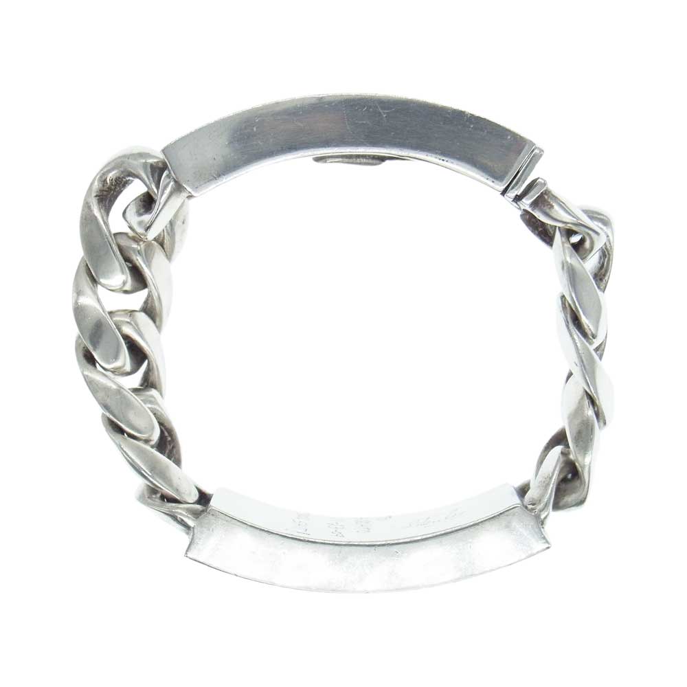 STANLEY GUESS スタンリーゲス クラシックリンク ダブル ウッドID ブレスレット シルバー系【中古】