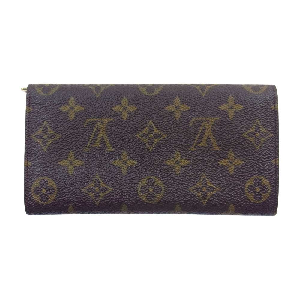 LOUIS VUITTON ルイ・ヴィトン モノグラム ポルトフォイユ サラ 長財布 ウォレット ブラウン系【中古】