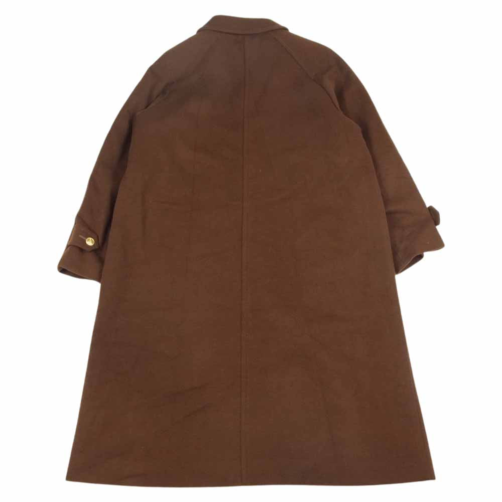 GIVENCHY ジバンシィ LIFE 466-57527 カシミヤ混 ウール コート ブラウン系 9号【中古】