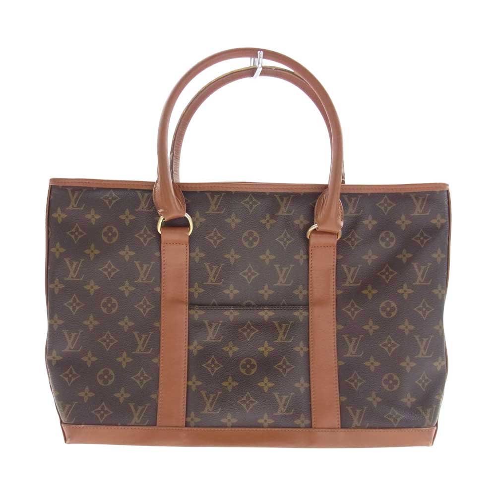LOUIS VUITTON ルイ・ヴィトン M42425 モノグラム ウィークエンド PM トートバッグ ブラウン系【中古】