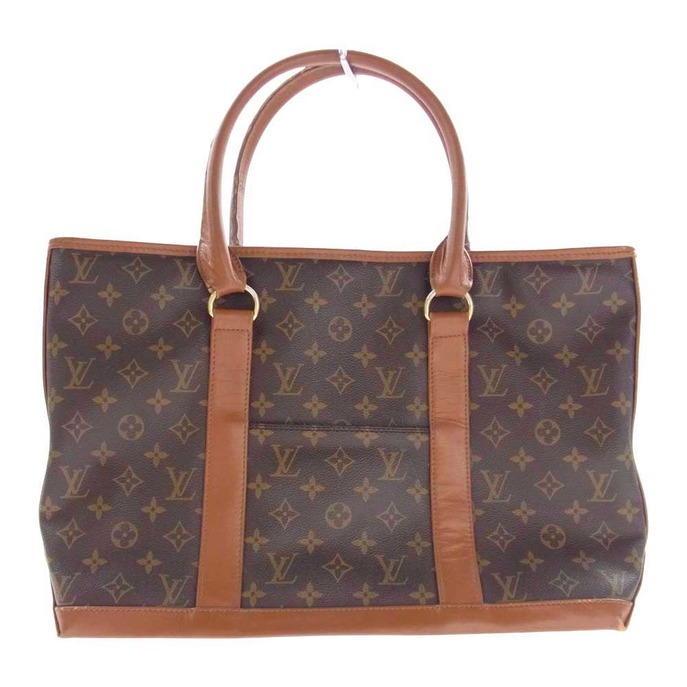 LOUIS VUITTON ルイ・ヴィトン M42425 モノグラム ウィークエンド PM トートバッグ ブラウン系【中古】