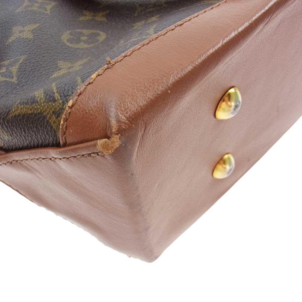 LOUIS VUITTON ルイ・ヴィトン M42425 モノグラム ウィークエンド PM トートバッグ ブラウン系【中古】