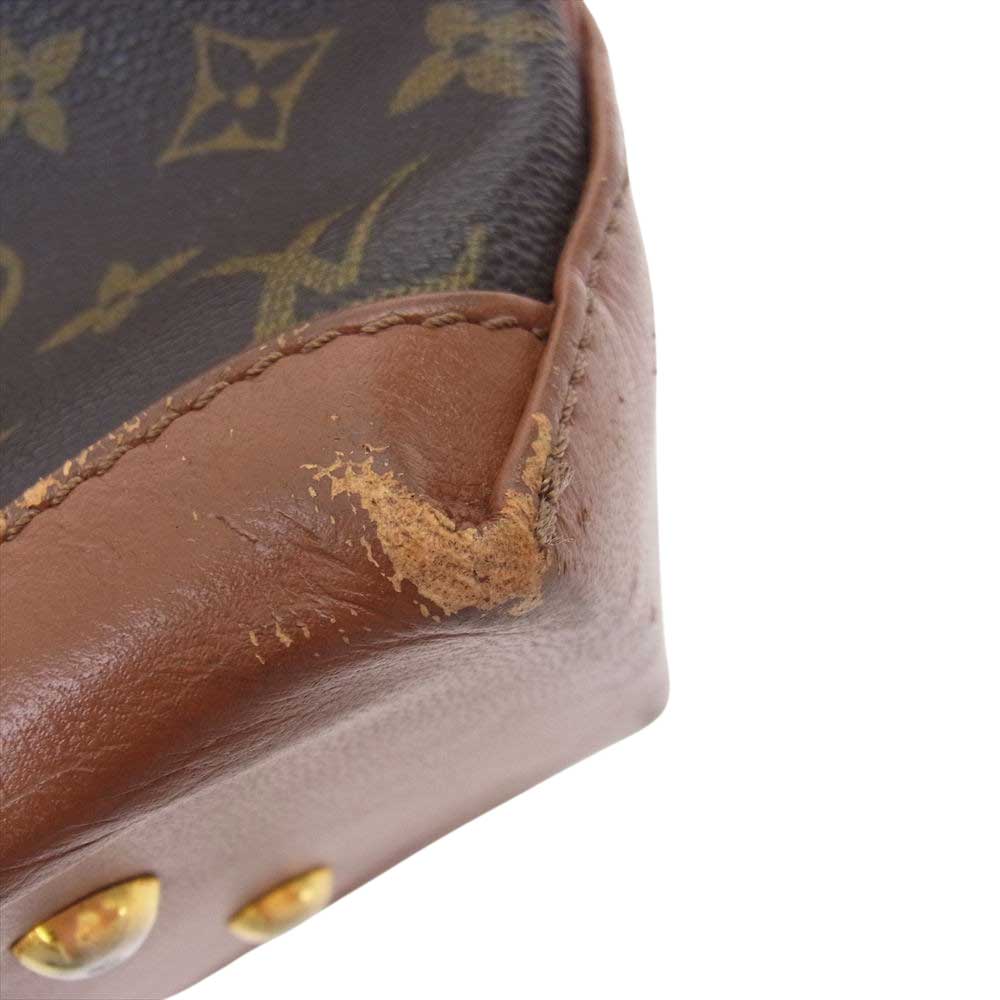 LOUIS VUITTON ルイ・ヴィトン M42425 モノグラム ウィークエンド PM トートバッグ ブラウン系【中古】