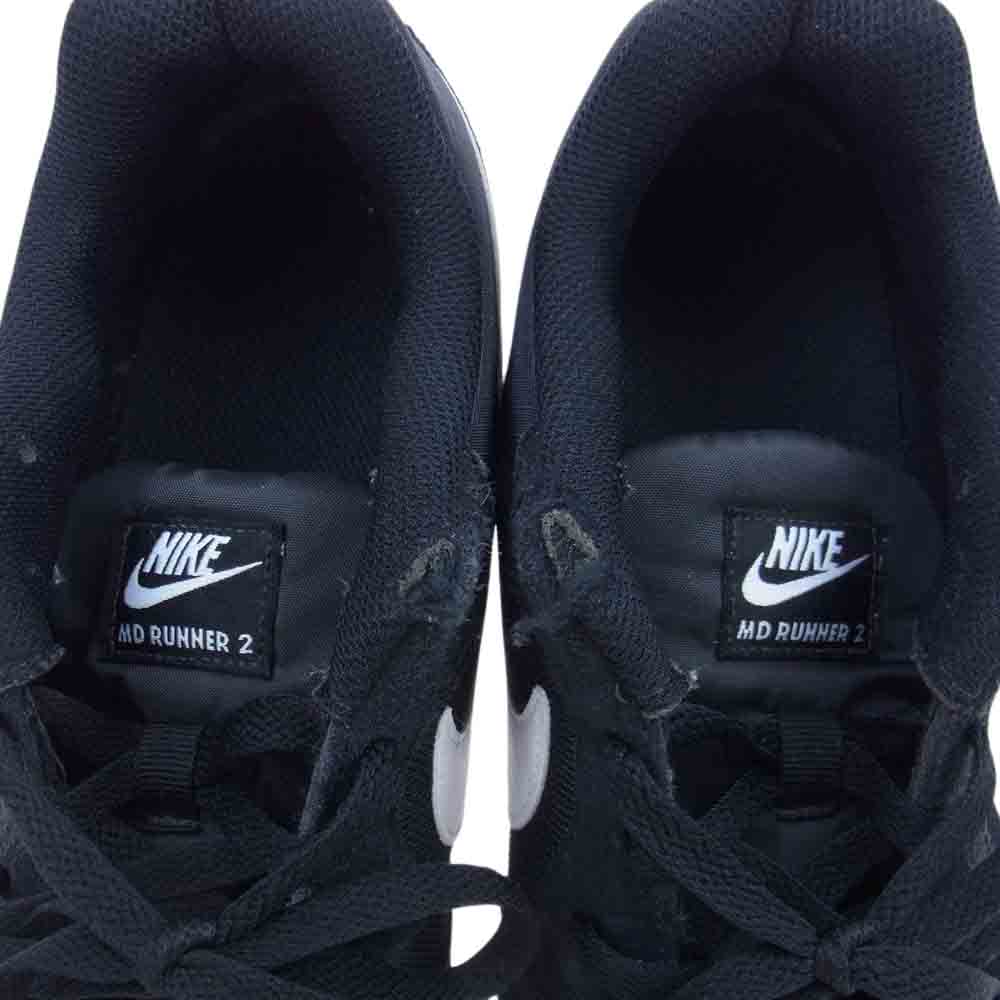 NIKE ナイキ 749794-010 MD RUNNER 2 エムディーランナー ローカット スニーカー ブラック系 27.5【中古】
