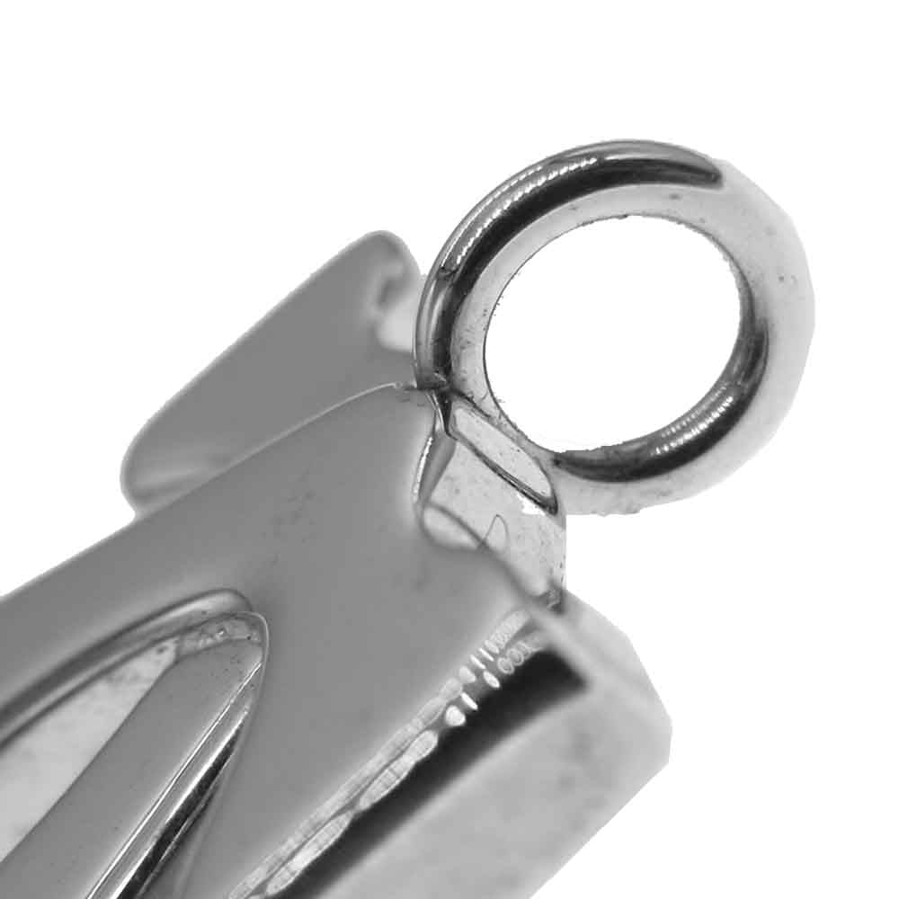 CARTIER カルティエ 2Cモチーフ ペンダント トップ シルバー系【中古】