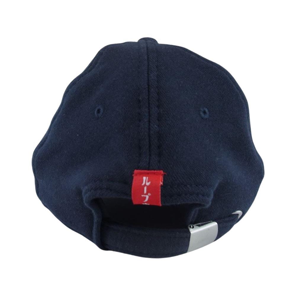 LOOPWHEELER ループウィラー × NEWERA ニューエラ BEAMS ビームス 別注 ロゴ ベースボール キャップ ネイビー系【中古】