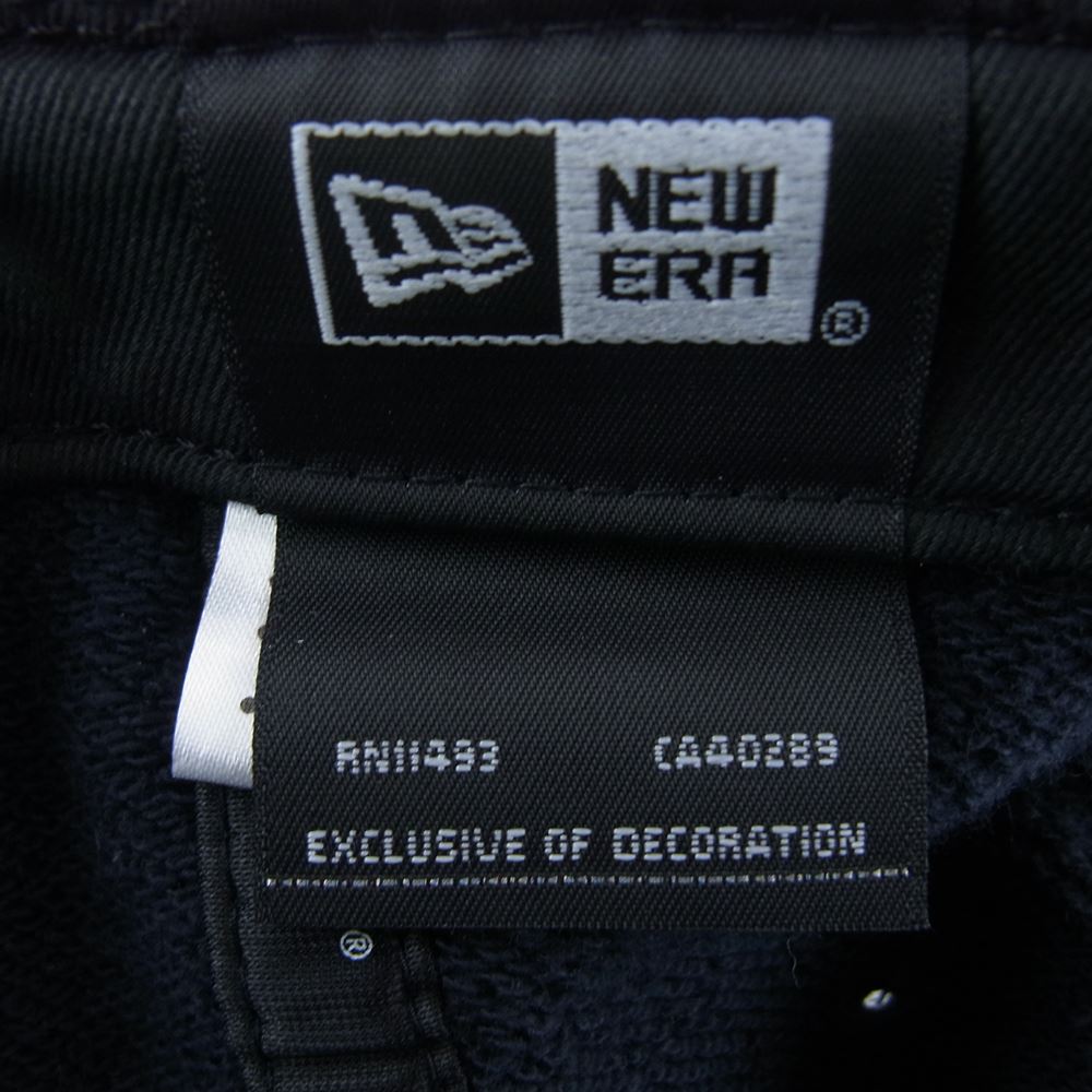 LOOPWHEELER ループウィラー × NEWERA ニューエラ BEAMS ビームス 別注 ロゴ ベースボール キャップ ネイビー系【中古】