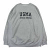 Buzz Rickson's バズリクソンズ BR69001BM × BEAMS ビームス 別注 USMA Sweat ロゴ プリント スウェット グレー系 M【中古】