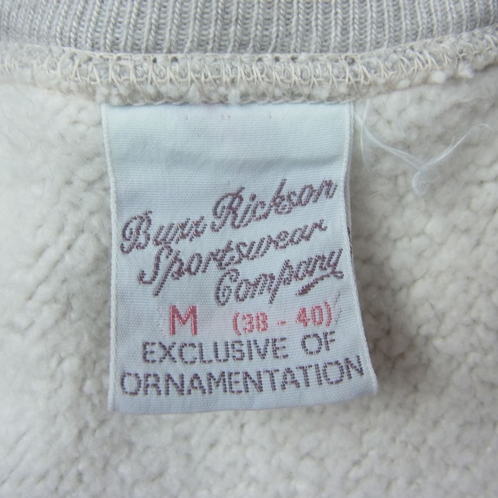 Buzz Rickson's バズリクソンズ BR69001BM × BEAMS ビームス 別注 USMA Sweat ロゴ プリント スウェット グレー系 M【中古】