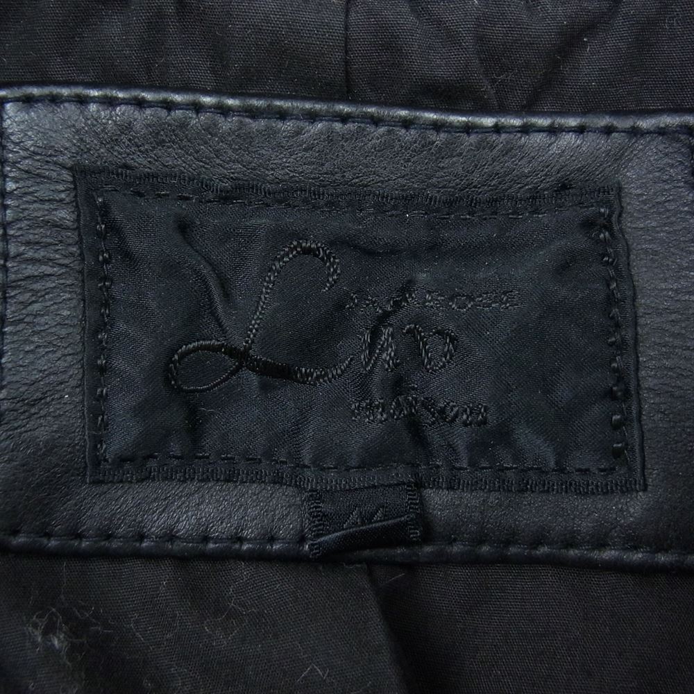 JACKROSE ジャックローズ 220722L Luv maison レザー トラッカー ジャケット 牛革 ブラック系 44【中古】