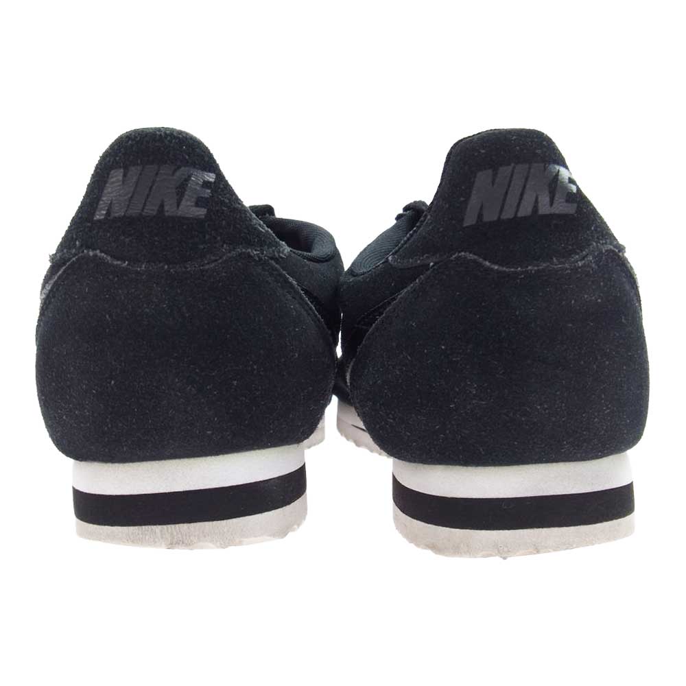NIKE ナイキ 540998-071 CLASSIC CORTEZ LEATHER クラシック コルテッツ レザー スエード スニーカー ブラック系 27cm【中古】
