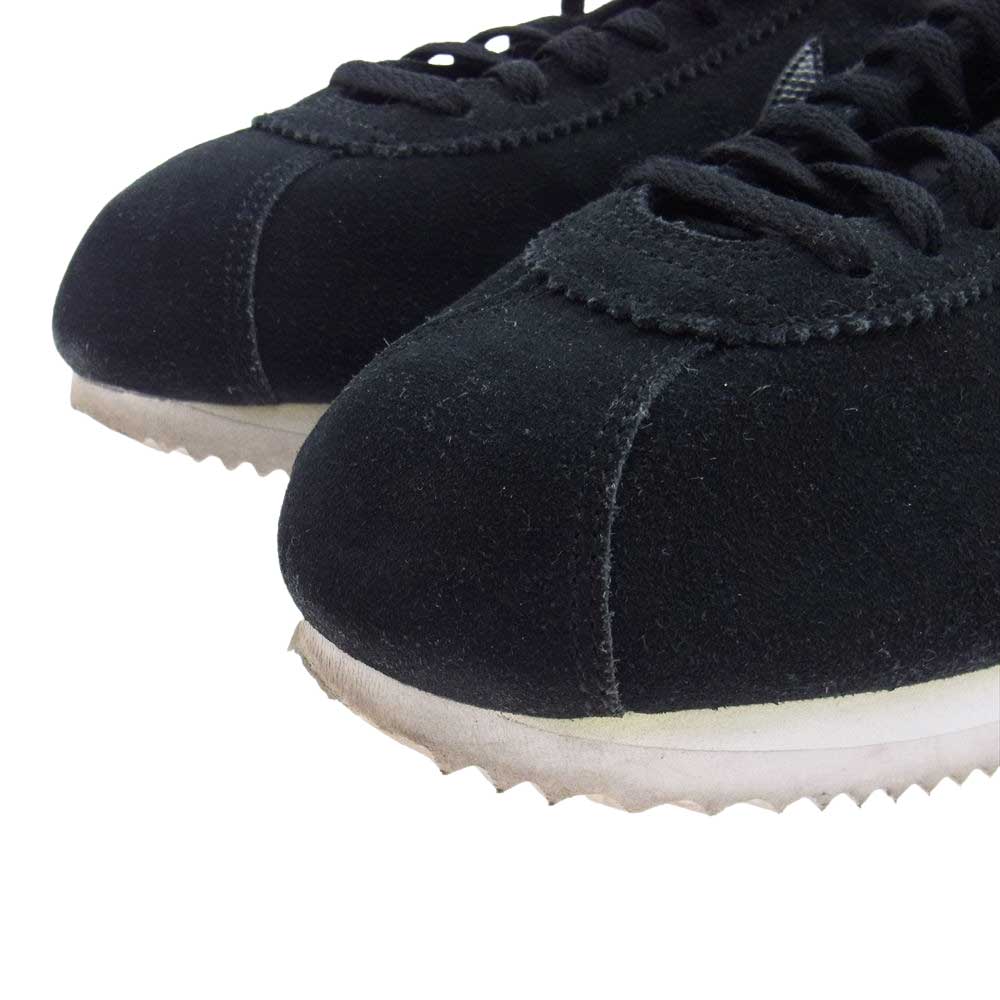 NIKE ナイキ 540998-071 CLASSIC CORTEZ LEATHER クラシック コルテッツ レザー スエード スニーカー ブラック系 27cm【中古】