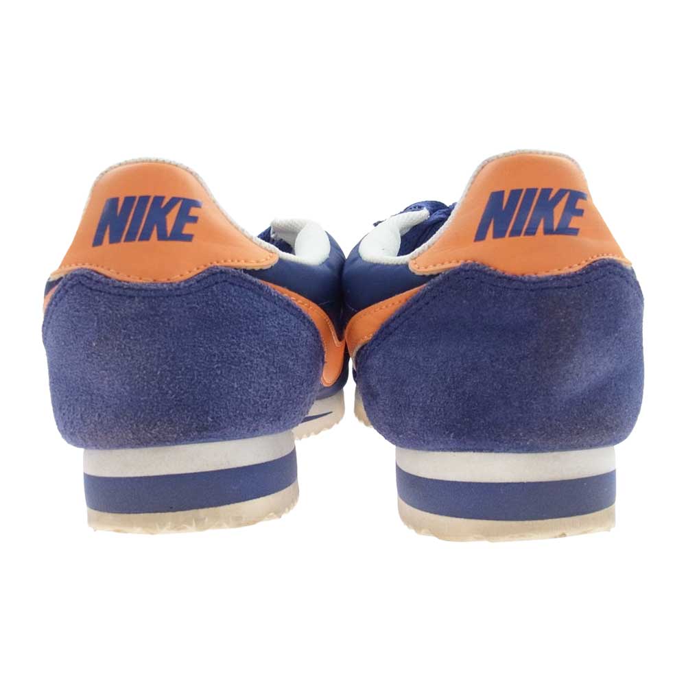 NIKE ナイキ 807472-483 CLASSIC CORTEZ NYLON クラシック コルテッツ ナイロン スニーカー ネイビー系 オレンジ系 26.5cm【中古】